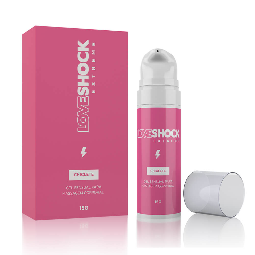 Excitante Loveshock Extreme Beijável Chiclete