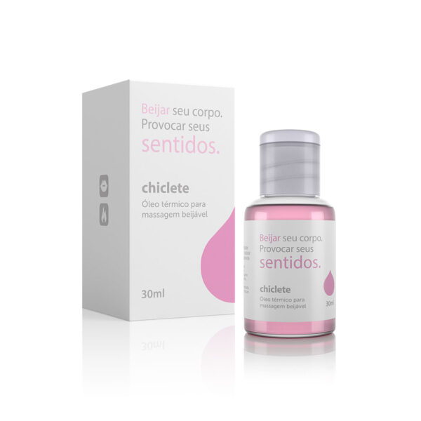Óleo Beijável Função Hot Sentidos Chiclete - 30 ml