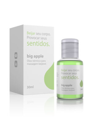 Óleo Beijável Função Hot Sentidos Big Apple - 30 ml