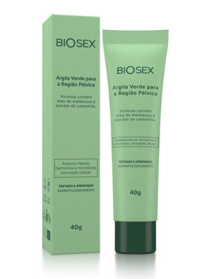 Argila Verde para Região Pélvica Biosex - 40 g