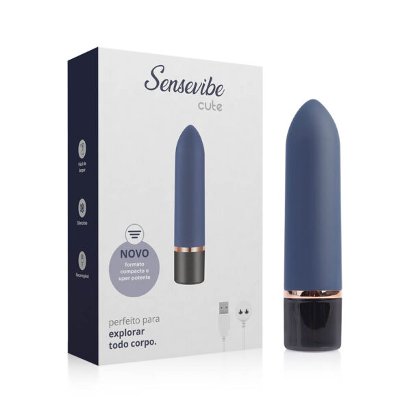 Cápsula Vibratória Recarregável Sensevibe Cute