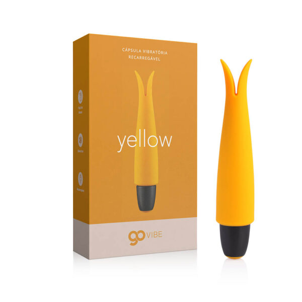 Cápsula Vibratória Recarregável Go Vibe Yellow