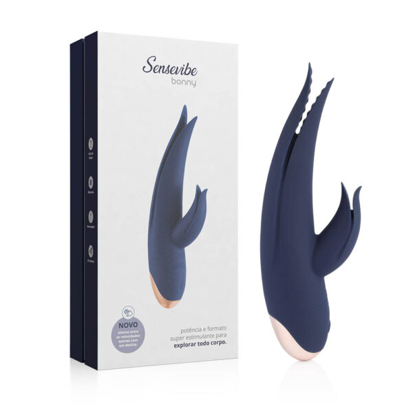 Vibrador e Estimulador Recarregável Sensevibe Bonny A Sós