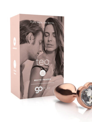 Plug Anal Metal Go Play Teo - Rose Gold
