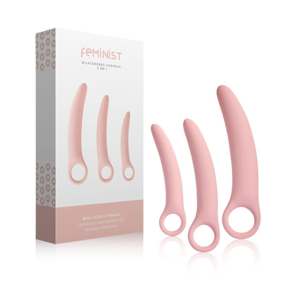 Kit de Dilatadores Vaginais 3 em 1 Feminist
