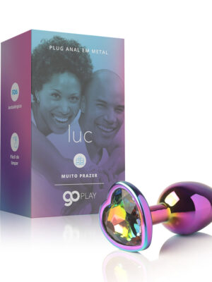 Plug Anal Metal Go Play Luc Furta-Cor - 7 cm x 2,5 cm