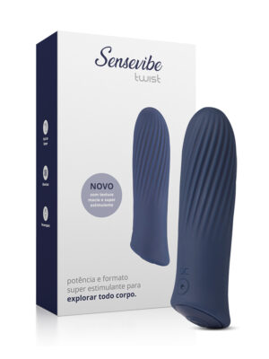 Cápsula Vibratória Multivelocidade Recarregável Sensevibe Twist
