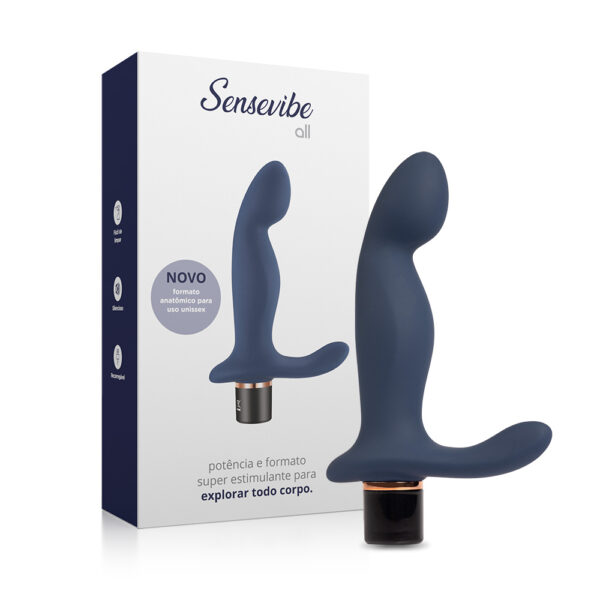 Cápsula Vibratória Multivelocidade Recarregável Sensevibe All