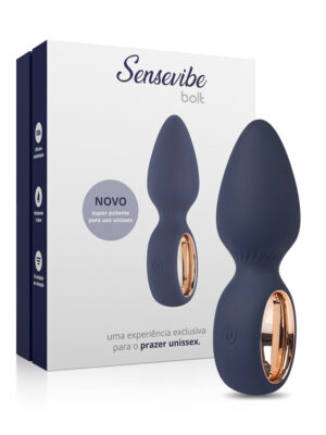 Plug Anal Vibratório Multivelocidade Recarregável Sensevibe Bolt