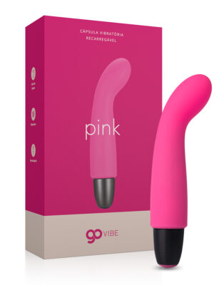 Cápsula Vibratória Multivelocidade Recarregável Go Vibe Pink