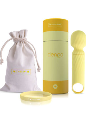 Vibrador Multivelocidade Recarregável Sweet Vibe Dengo Amarelo
