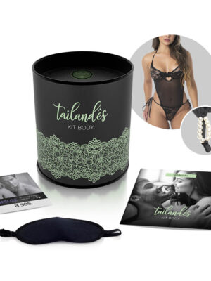 Kit Sensual Body Tailandês - Preto