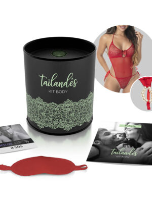 Kit Sensual Body Tailandês - Vermelho