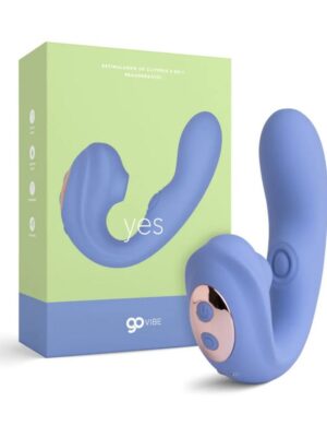 Estimulador de Clitóris Recarregável Go Vibe Yes - Sugador, Vibrador e Flapping