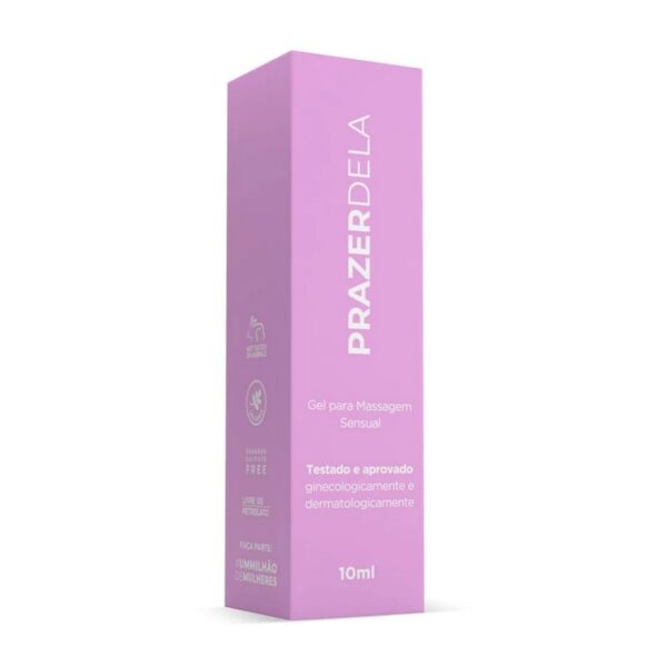 Gel Excitante Feminino Prazer Dela - Linha Ingrid Guimarães