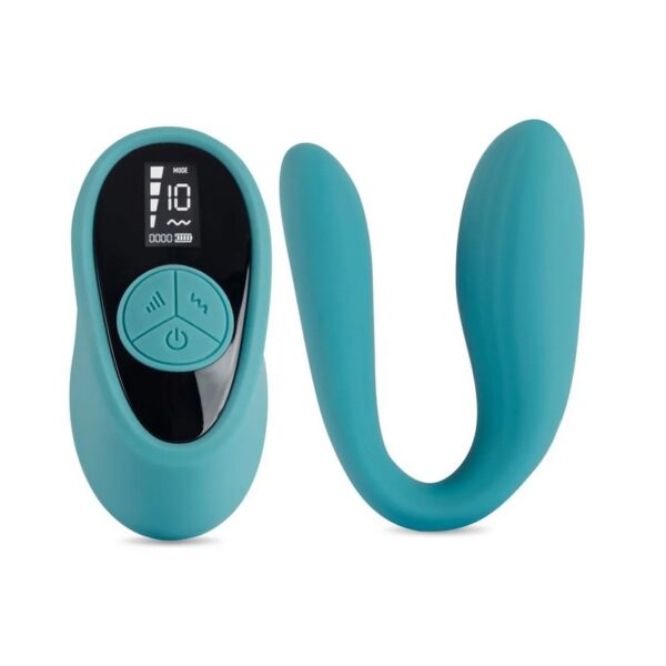Vibrador Recarregável Sensevibe Digital Couple com controle remoto