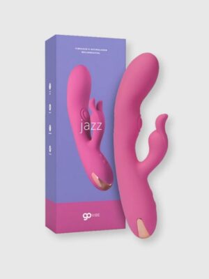 Vibrador e Estimulador Recarregável Go Vibe Jazz com estimulador de ponto G
